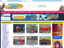 Tablet Screenshot of dailybikegames.com